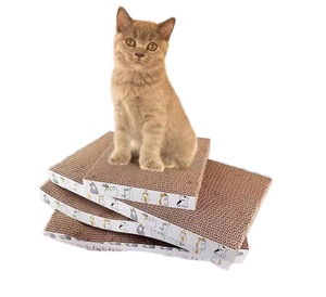 Fabrieksgroothandel 65*40*9cm Ovale Papieren Ecologische Kattenboom Gesneden Stijl Alle Seizoenen OEM - Product Image 3