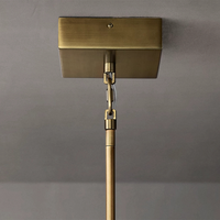 Lustre suspendu en verre transparent à motif treillis pour salon, villa, salle à manger, éclairage de luxe pour la maison, décoration d'éclairage domestique