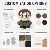 Jouets en peluche personnalisés unisexes avec lunettes, en coton, fabrication directe d'usine OEM/ODM, fabricant de jouets en peluche, jouets en peluche amusants