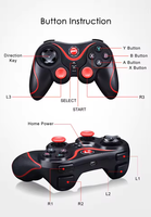 Control de Juego Inalámbrico GAMINJA BT 2.4G para Android, iOS, P3, PC, Steam, Smart TV Box, Venta al Por Mayor de Fábrica