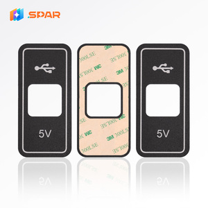 Autocollants de membrane pour panneau de commande imprimés en sérigraphie en <span class=keywords><strong>Lexan</strong></span>/Polycarbonate de la marque Spar pour appareils électroniques intérieurs/extérieurs 3M - Product Image 2