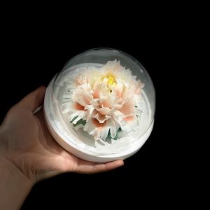 Diffuseur de fleurs en céramique fait à la main ornements d'<span class=keywords><strong>encens</strong></span> diffuseur d'arôme de pivoine en céramique pour cadeau de mariage - Product Image 3