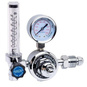 Régulateur de pression en laiton pour l'argon/CO2 pour le soudage à l'arc à l'argon et le débitmètre de dioxyde de carbone, type gaz hélium - Product Image 2