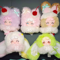 Authentique Lucky Deer Nai Fuzzy Ice Series Frozen Plush Blind Box Collection de jouets tendance faits à la main Cadeau d'anniversaire Hiver 2025 Unisexe
