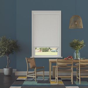 <span class=keywords><strong>Persianas</strong></span> Venecianas <span class=keywords><strong>de</strong></span> Madera <span class=keywords><strong>de</strong></span> Lujo, Modernas, Verticales, Lisas, Ecológicas, <span class=keywords><strong>de</strong></span> Láminas Anchas, Opacas, Inalámbricas, para Ventanas Francesas y Oficinas - Product Image 1