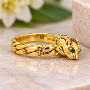 14K <b>Gold</b> Mens <b>Ring</b> 2.90 Gram Handmade Traditional Wedding <b>Ring</b> with Cubic Zirconia Gemstone Jewellery for Men - Product Image 3