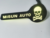 Insigne de calandre avant pour voiture Emblem Flow RGB LED Car Bumper Light