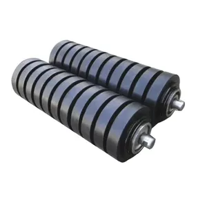 4-Inch V-Shaped Powered Flexible Gravity Belt Conveyor Rollers Stainless Steel Interroll Idler Mining Carrying Equipment Parts