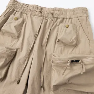 DiZNEW pantaloncini Cargo da uomo in Nylon leggero traspirante pantaloni da lavoro pantaloncini da lavoro da uomo