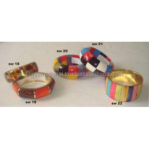 Pulsera de resina y madera, claxon y brazalete de diferentes tamaños, el mejor uso de boda, superventas - Product Image 3