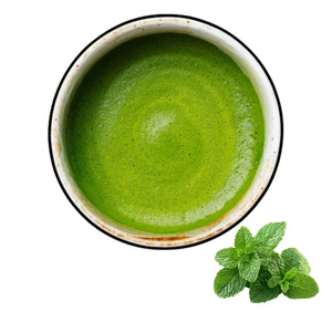 Té <span class=keywords><strong>Verde</strong></span> Matcha Refrescante con <span class=keywords><strong>Menta</strong></span>, Alto en Cafeína, Impulso de Energía, Té Matcha en Polvo Puro <span class=keywords><strong>y</strong></span> Orgánico, Sachet para la Digestión <span class=keywords><strong>y</strong></span> la Concentración - Product Image 1