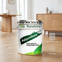 Revêtement en polyuréthane pour bois, finition transparente, peinture pour meubles en bois à haute transparence