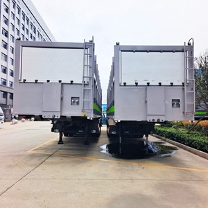 Camión <span class=keywords><strong>de</strong></span> Transporte <span class=keywords><strong>de</strong></span> Basura Móvil con Motor Diésel <span class=keywords><strong>de</strong></span> 47 CBM, Función <span class=keywords><strong>de</strong></span> Compactación <span class=keywords><strong>de</strong></span> Residuos Sólidos, Emisión Euro 3 - Product Image 2