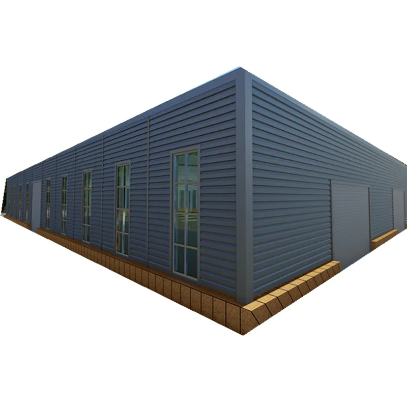 Costruzione del magazzino del tetto del metallo con progettazione della parete del parapetto