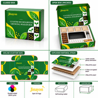 Boîte d'expédition pliable personnalisée pour kit de culture de micro-légumes, emballage carton pour kits de culture de graines