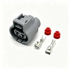 2 Pin Auto Plug Kabel Elektronik Kipas Tahan Air 176146-6 Terminal Konektor Otomotif - Product Image 1