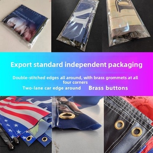 <span class=keywords><strong>Bandiere</strong></span> a striscione personalizzate in poliestere USA-Canada-Messico 2026 per tifo e feste - Product Image 5