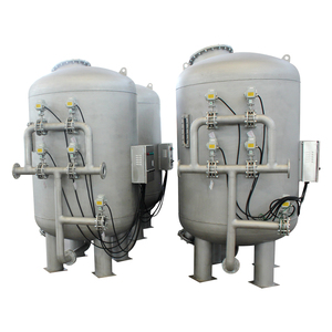 <span class=keywords><strong>Filtre</strong></span> à <span class=keywords><strong>sable</strong></span> à lavage automatique argenté pour la purification de l'eau industrielle - Product Image 1