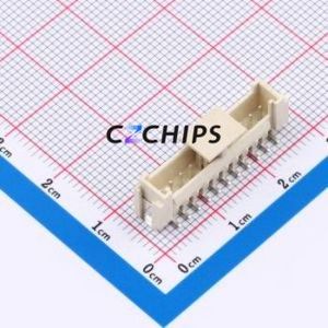 WAFER-HY2.0-11PLB Wire-to-Board Pin Header SMD,P=2mm Connector 1x11P 2mm Vertical Mount HY - Product Image 1