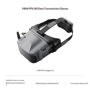Lunettes FPV BETAFPV VR04, écran HD 4,3 pouces 800x480, récepteur vidéo analogique 48CH, batterie 2000mAh pour <span class=keywords><strong>drone</strong></span> <span class=keywords><strong>de</strong></span> <span class=keywords><strong>course</strong></span> - Product Image 5