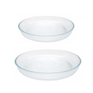 Plato de Vidrio para Pastel, Resistente al Calor, de Borosilicato, Grande, con Asas, para Hornear, para Restaurante, Hotel, Hogar, Venta al por Mayor - Product Image 3