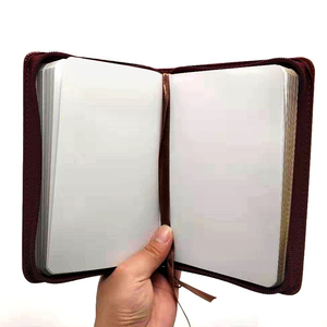 Personnalisé Pas Cher En Cuir Souple B5 Bible Couverture En Relié Logo Relié Feuilles Mobiles Vierge Écriture Journal Cahier Impression PP - Product Image 5
