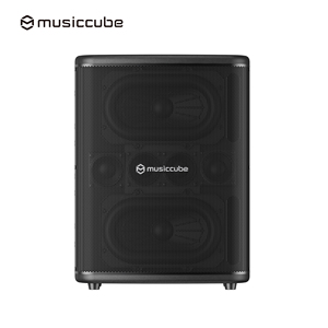 Système de sonorisation professionnel Musiccube T3Pro 3 canaux avec mixeur audio alimenté, combo de 5 haut-parleurs de 7 pouces, karaoké, système de sonorisation PA, FM/Mic Bocina Parlante - Product Image 1