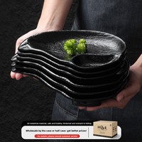 Melamine servies borden onregelmatige vorm commercieel snack gedroogd fruit speciaal melamine servies borden voor restaurant