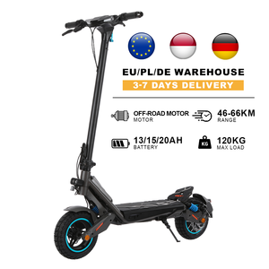 สกู๊ตเตอร์ไฟฟ้า EU EU Stock ระบบกันสะเทือนคู่ 48V กำลังสูง พับได้ สำหรับผู้ใหญ่ ความเร็วสูง สำหรับขับขี่ออฟโรด - Product Image 1