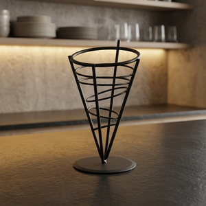 Cesta de Cocina de Alambre de Hierro Vintage con Recubrimiento en Polvo Ecológico - Product Image 3