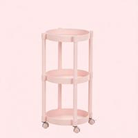 Table basse créative et moderne en plastique pour petit appartement, avec étagère, pour salon