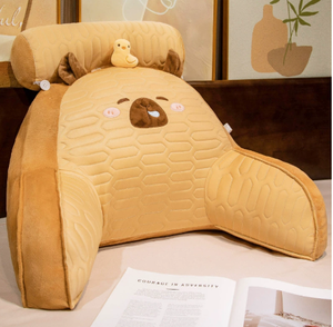 Bantal Kursi Kantor Bahan Sutra Es Lateks untuk Membaca, Mainan Boneka Plush - Product Image 2