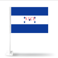 Drapeau de toit de voiture Martinique personnalisé en gros, kit de drapeau national en polyester pour la décoration extérieure de voiture, prend en charge la fourniture en gros de motifs personnalisés