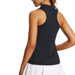 2023 Nieuwe Hoge Kwaliteit Dames Mouwloze Golfshirts Tanktops <span class=keywords><strong>Polo</strong></span> Racerback Tennis Met Kraag Vest Kraag Golfpolo - Product Image 2