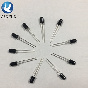 Vanfun 3mm 5mm 850nm 940nm Trắng Đèn LED Đèn hồng ngoại Emitter và Receiver photodiode 1.5V điốt Loại sản phẩm - Product Image 6