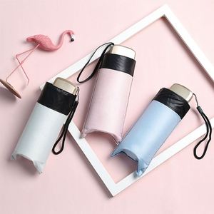 Parapluies de poche pliables 5 sections, petits et compacts, avec logo personnalisé, pour enfants et filles, voyage, soleil et pluie, promotionnels - Product Image 2