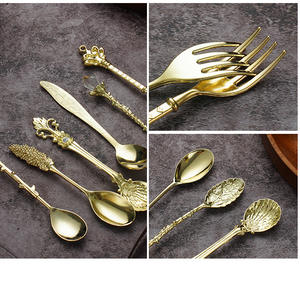 ชุดช้อนกาแฟวินเทจ 6 ชิ้น ของขวัญช้อนไอศกรีม <span class=keywords><strong>ช้อน</strong></span>แยม <span class=keywords><strong>ช้อน</strong></span>ขนมหวาน สำหรับงานเลี้ยงน้ำชาและขนมหวาน - Product Image 4