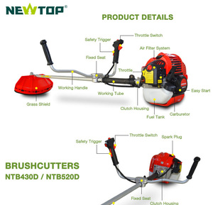 42cc Gasoline Brush Cutter <strong>China</strong> Best Grass Cutting Machine 430 <strong>Power</strong> String <strong>Trimmer</strong> for Sale