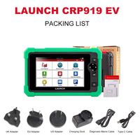 NOUVEAU Lancement 2026 LAUNCH X431 LAUNCH CRP919 EV Outil de diagnostic OBD2 pour véhicules électriques Scanner automobile pour voitures à énergie nouvelle