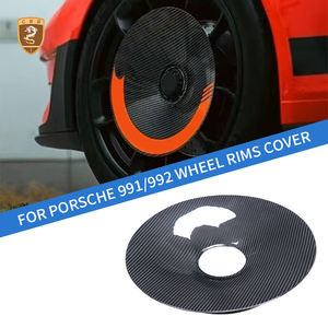 Enjoliveurs <span class=keywords><strong>de</strong></span> roues en fibre <span class=keywords><strong>de</strong></span> carbone pour <span class=keywords><strong>Porsche</strong></span> 911 991 991.2 992 GT3 RS - Product Image 2