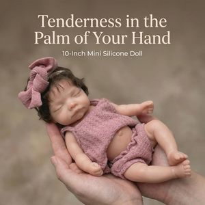 ตุ๊กตาซิลิโคนเด็กผู้หญิงขนาด 10 นิ้ว ตัวเต็ม ทำจากซิลิโคนนุ่มเหมือน<span class=keywords><strong>จริง</strong></span> ทำมือ สำหรับ<span class=keywords><strong>เด็ก</strong></span> - Product Image 4