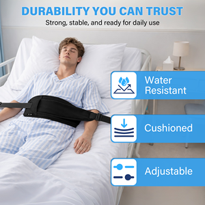 Cinturón de sujeción ajustable para cama, para pacientes mayores con demencia, correa de seguridad para la cintura, para cama y silla de ruedas - Product Image 6