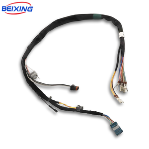 צמת חיווט לרכב בהתאמה אישית עם מחברים מרובים E00196, מבודדת PVC, הרכבת חיווט אלקטרונית לרכב, IP66, 12V, לרכבים - Product Image 1