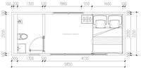 Casa Contenedor Prefabricada, Casa Cápsula Móvil, Cabaña Modular Impermeable Tipo Apple para Vacaciones en la Playa y Resort
