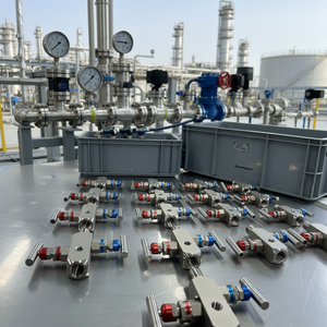 6000PSI Hastelloy C276 5-Wege-Verteilerventil Korrosionsbeständiges Instrumentenventil Hochdruck-Block- und Entlüftungsverteiler für Öl und Gas - Product Image 2