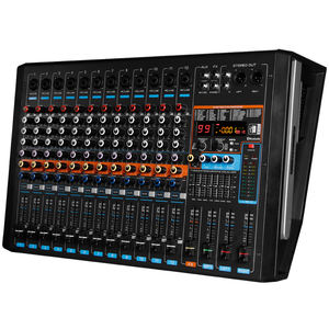 Amplificateur audio professionnel OEM GM12X intégré avec 99 types de DSP, 12 canaux, 750+750W de puissance élevée - Product Image 2