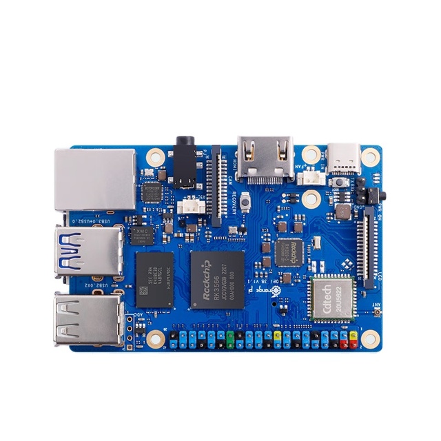 Pi 3B Development Board Quad Core RK3566 Supports EMMC Module for Embedded Prototyping
