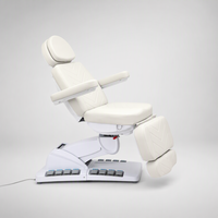 Table de beauté électrique à 4 moteurs avec base pivotante, hauteur réglable, pour salon, spa, tatouage, microblading, esthétique dentaire