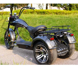 Scooter électrique de mobilité tout-terrain à <span class=keywords><strong>3</strong></span> <span class=keywords><strong>roues</strong></span> avec gros pneus Scooter <span class=keywords><strong>Chopper</strong></span> Citycoco électrique - Product Image 2