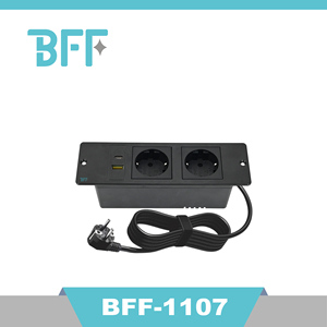 <span class=keywords><strong>Prix</strong></span> usine Office Funiture Table Top Prise de courant encastrée à charge rapide avec chargeur USB - Product Image 2